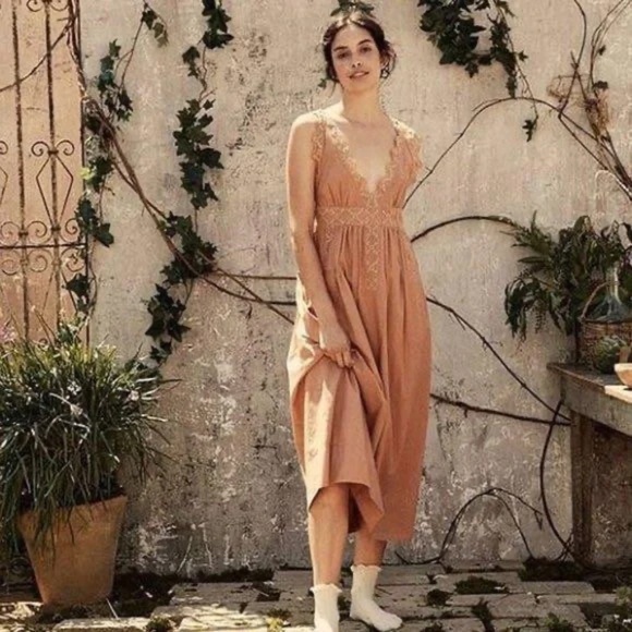 DOEN Slate Nightgown in Maple Size Medium - Picture 1 of 13